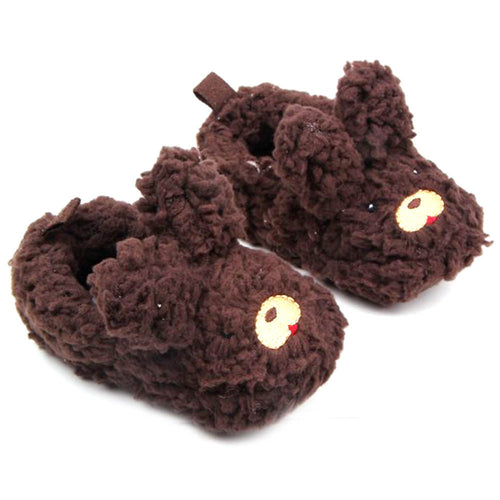 0-12M Baby Girls Boy Shoes Toddlers Warm Plush Slippers Soft Prewalker Shoes born First Walkers J4U66