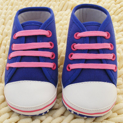 0-18 Months Infant Toddler born Baby Boy Girls Soft Sole Prewalker Sneaker Shoes J4U66