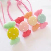 10Pcs Children Girl Elastic Candy Hair Band Headwear Circle Hair Rope Hair Ponytail Holder J4U66