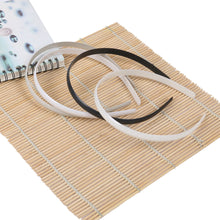 10Pcs White/Black Women Lady Plastic Hair Band Headband No Teeth Girl Hair Tool J4U66