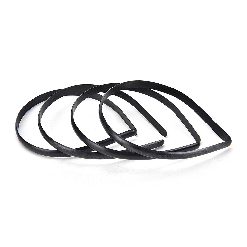 10Pcs White/Black Women Lady Plastic Hair Band Headband No Teeth Girl Hair Tool J4U66