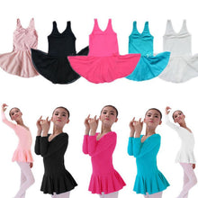 Girls Gymnastics Dancing Dress Kids Ballet Tutu Dance Dress J4U66