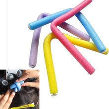 10pc Curler Makers Soft Foam Bendy Twist Curls DIY Styling Hair Rollers Curlers ClingShippping J4U66