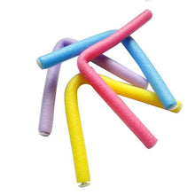 10pc Curler Makers Soft Foam Bendy Twist Curls DIY Styling Hair Rollers Curlers ClingShippping J4U66