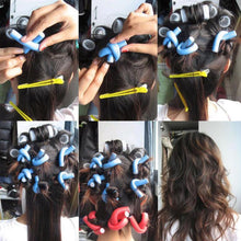 10pc Curler Makers Soft Foam Bendy Twist Curls DIY Styling Hair Rollers Curlers ClingShippping J4U66