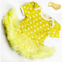 0~12 momth lovely baby girls ruffles tutu dress romper one piece outfit dresses clothes headband J4U66