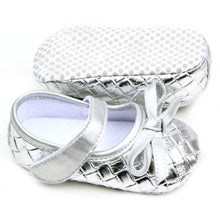 0~12 months pu leather bowknot lattice baby girls shoes soft sole anti slip first walker shoes J4U66