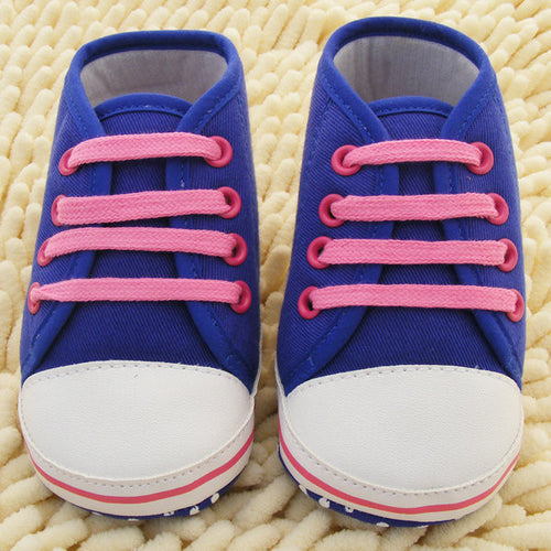 0~1 months infant toddlerborn baby boy girls soft sole prewalker sneaker shoes J4U66