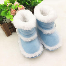 0~1 months baby warm booties girls boy soft sole boots crib infant shoes prewalkers J4U66