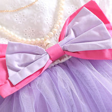 0-3Y Toddler Baby Kids Girls Princess Tutu Dress Bow Necklace Layered Dresses J4U66