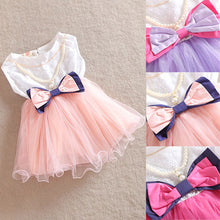 0-3Y Toddler Baby Kids Girls Princess Tutu Dress Bow Necklace Layered Dresses J4U66