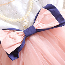 0-3Y Toddler Baby Kids Girls Princess Tutu Dress Bow Necklace Layered Dresses J4U66