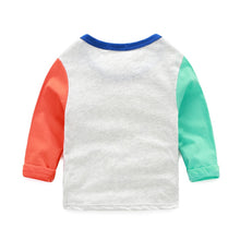 0-4 Years Baby Boy Girls 2 Pieces Sets Long Sleeve T-Shirt and Pants Animal Print Clothes J4U66