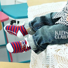 0-4 Years Baby Kids Infant Cotton Shoelaces Anti Slip Trainer Socks Booties Socks J4U66