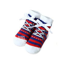 0-4 Years Baby Kids Infant Cotton Shoelaces Anti Slip Trainer Socks Booties Socks J4U66