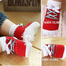 0-4 Years Baby Kids Infant Cotton Shoelaces Anti Slip Trainer Socks Booties Socks J4U66
