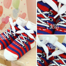 0-4 Years Baby Kids Infant Cotton Shoelaces Anti Slip Trainer Socks Booties Socks J4U66