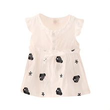 0-4Y Baby Girls Princess Dress Ruffle Button Tutu Kids Dresses  J4U66