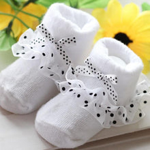 0~ months infants cotton ankle socks baby girls princess bowknots socks J4U66