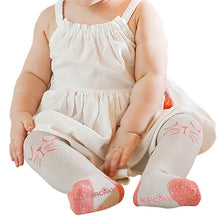 0-7Years Baby Girl Kids Cat Print Hosiery Pantyhose Pants Stockings Hose Tights 4Colors J4U66