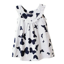 1~5 years princess baby girls dress kids print sweet one piece dresss J4U66