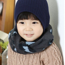 1~ years warm girl boy baby kids scarf neckerchief leopard printed scarves J4U66