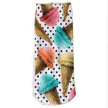 5 Styles 3D Multi Pattern Printed Low Cut Women Ankle Socks Femal Women Accessories J4U66