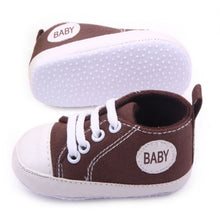 baby boy girls canvas shoes soft sole antislip crib first walkers 12 colors J4U66