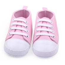 Baby Boy Girls Toddler Canvas Shoes Soft Sole Antislip Crib First Walkers 12 Colors J4U66