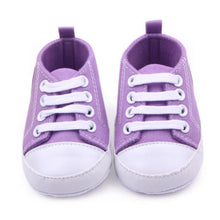 Baby Boy Girls Toddler Canvas Shoes Soft Sole Antislip Crib First Walkers 12 Colors J4U66