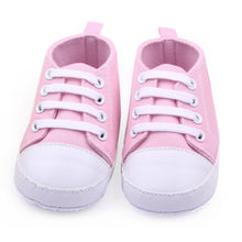 baby boy girls canvas shoes soft sole antislip crib first walkers 12 colors J4U66