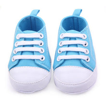 baby boy girls canvas shoes soft sole antislip crib first walkers 12 colors J4U66