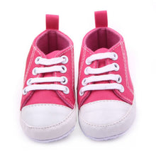 Baby Boy Girls Toddler Canvas Shoes Soft Sole Antislip Crib First Walkers 12 Colors J4U66