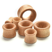 Body Jewelry Hollow Plug Piercing Ear Expander Natural Wooden Plugs Gauges Flesh Ear Tunnels J4U66