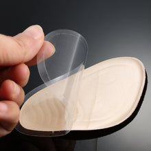 feet cushion pad foot care tool half size pu lint shoe insoles feet leather unisex forefoot insole J4U66