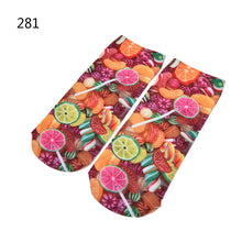 Girls 3D Print Animal Cat Dog Panda Women Socks Casual Cartoon Socks Low Cut Ankle Socks 10 Pattern J4U66