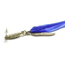 Leaf Feather Drop Earrings Vintage Crystal Bronze Leaf Long Earrings J4U66