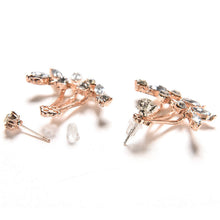 Leaf Stud Earring For Women Gold Sliver Women Earings Jewelry J4U66