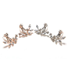 Leaf Stud Earring For Women Gold Sliver Women Earings Jewelry J4U66