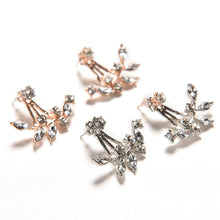 Leaf Stud Earring For Women Gold Sliver Women Earings Jewelry J4U66