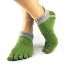 Men's Cotton Toe Sock Pure S Five Finger Socks Breathable 6 ColorsJFY66