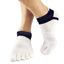 Men's Cotton Toe Sock Pure S Five Finger Socks Breathable 6 ColorsJFY66