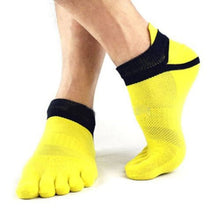 Men's Cotton Toe Sock Pure S Five Finger Socks Breathable 6 ColorsJFY66