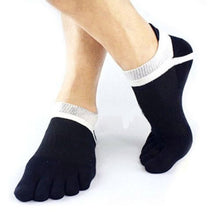 Men's Cotton Toe Sock Pure S Five Finger Socks Breathable 6 ColorsJFY66