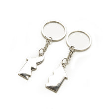 Key Chains Romantic House Keychain Personalized Souvenirs Lanyard Keyring Valentine's Day Love Key Fob Gift J4U66