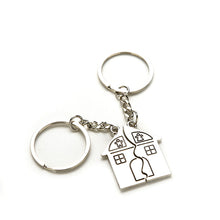 Key Chains Romantic House Keychain Personalized Souvenirs Lanyard Keyring Valentine's Day Love Key Fob Gift J4U66