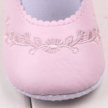 Newborn 0-12 Months Baby Girls PU Leather Shoes Princess Flower Crib Outdoor Kids Shoes  J4U66