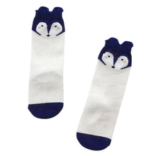 newborn 0~4 years kids girl boy animal pattern anti slip knee high baby socks J4U66