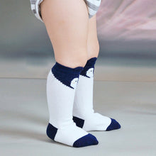 newborn 0~4 years kids girl boy animal pattern anti slip knee high baby socks J4U66