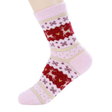 Warm Sock Women Deer Casual Knit Wool Women Socks J4U66